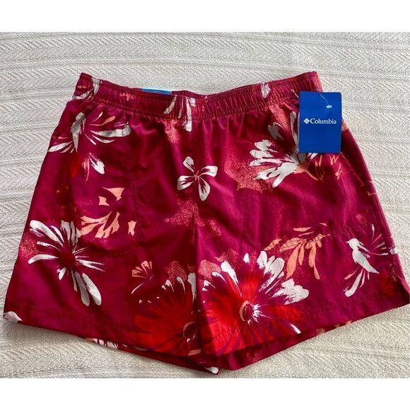 COLUMBIA WOMEN'S SMALL Sandy River Print Pull-On Shorts - Picture 2 of 9